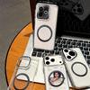 Magnetic Clear Phone Case for TECNO SPARK 30C 5G,POP 9 5G Card Insert DIY Photo Holder Soft TPU Cover