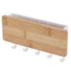 Wandmontierter Schlüsselhalter Zuhause Wandmontierter Schlüsselaufhänger Organizer Aufbewahrungsbox mit 5 Haken
