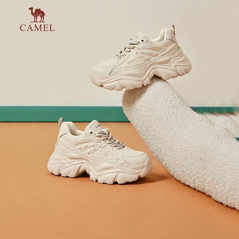 CAMEL Women s Chunky Platform Dad Sneakers 39