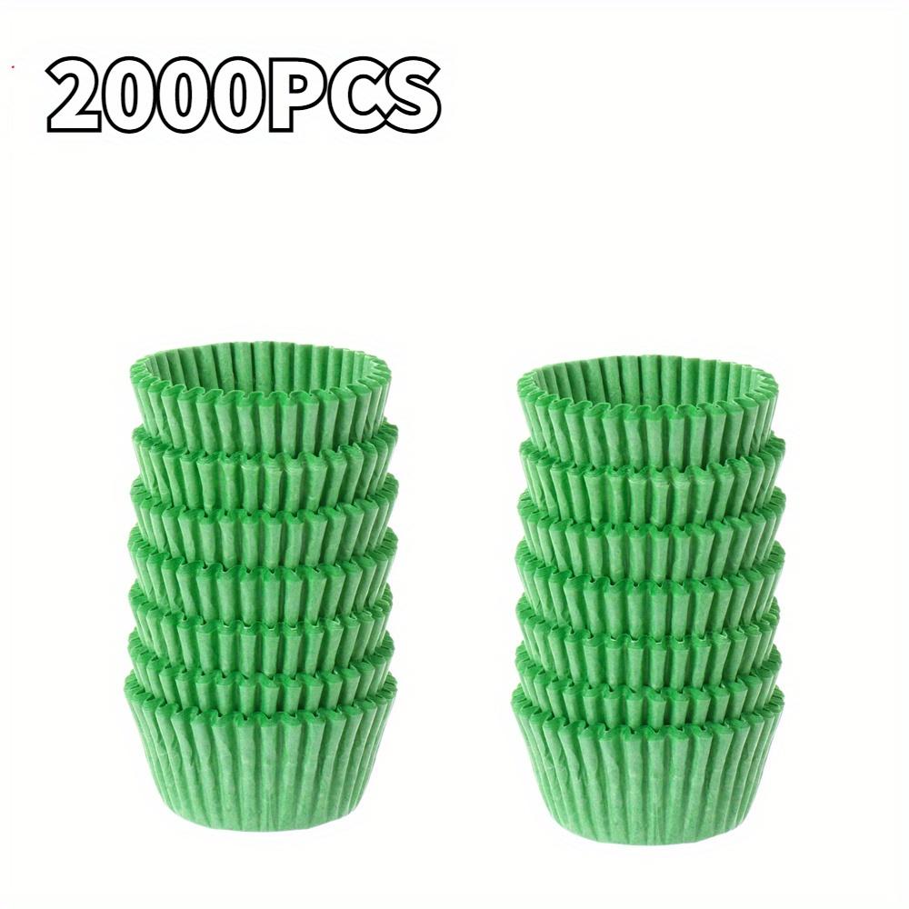 

2000PCS Silicone Mini Muffin Cupcake Moulds Disposable Greaseproof Baking Dessert Cup Cake Decorating Tool Wedding Party
