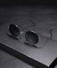 Lingkeonpeuleim 28609 Ultra-Slim Titanium Sunglasses Deep Green