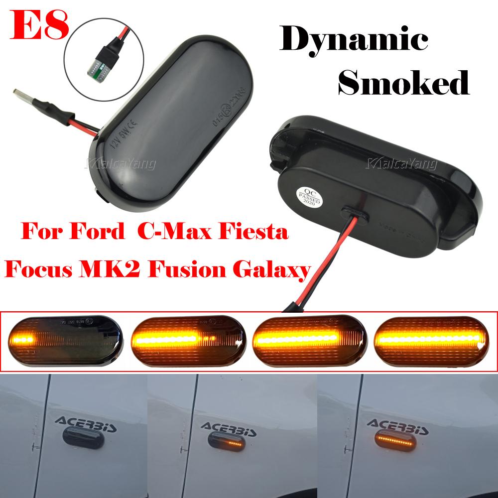 Side Marker Led Dynamic Turn Signal Light Flasher Indicator Blinker for Ford C-Max Fiesta Focus MK2 Fusion Galaxy for VW Polo