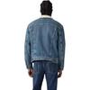 Levis FW22 Solid Color Single-Breasted Collar Long Sleeve Jacket Men Jacket Blue 16365-0128