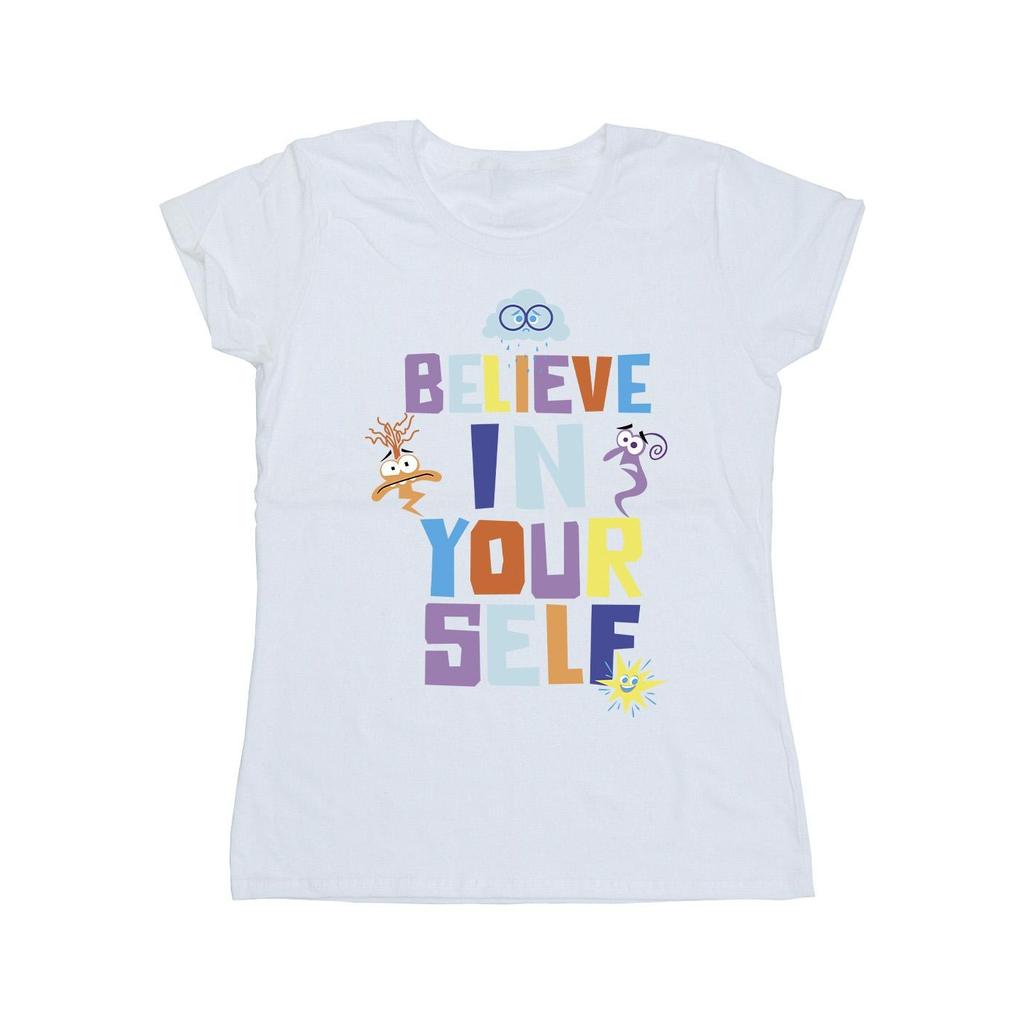 Inside Out 2 Womens/Ladies Believe Cotton T-Shirt