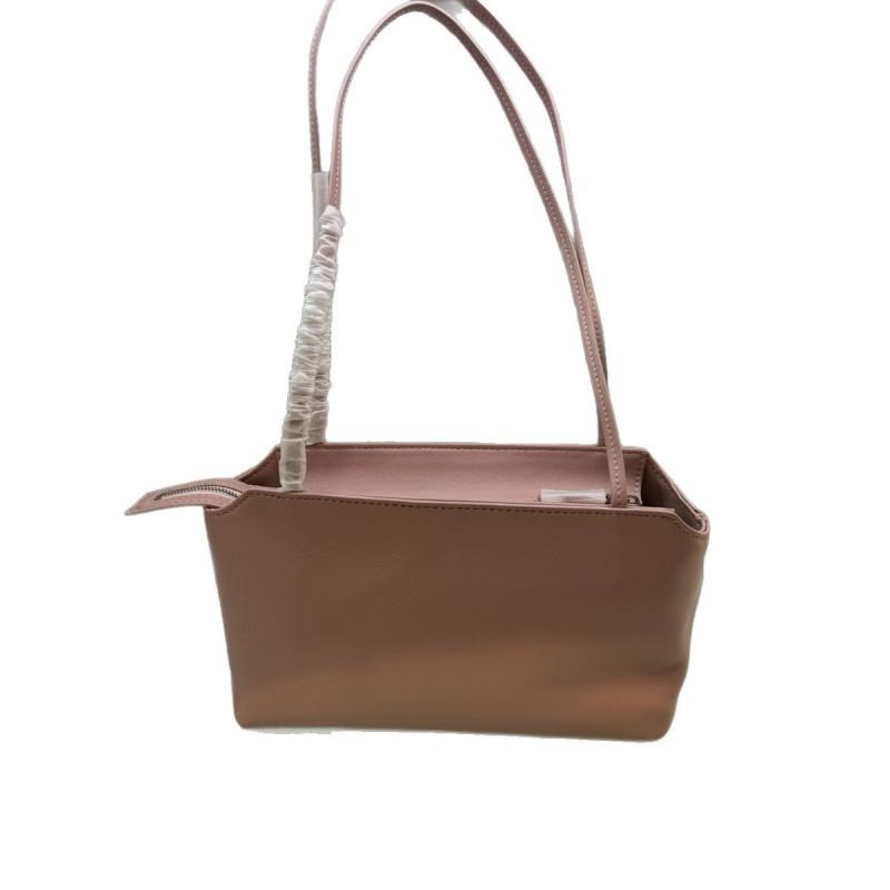 Borsa Sottobraccio Minimalista THROW in Pelle Piccola Borsa a Mano Vera da Donna per il Pendolarismo Quotidiano