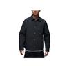 Jordan Air Men's Water-Repellent Button-Up Shirt Black FV7433-045