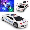 Stunning Police Car Led Light Music Rotating Toy For Kids Universal Driving Fun