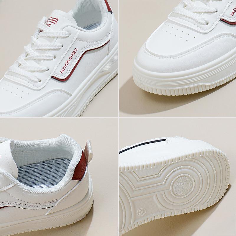 Podzimní pohodlná obuv Nová dámská studentská Zvýšená podrážka Sportovní plátěné boty Ležérní obuv Móda