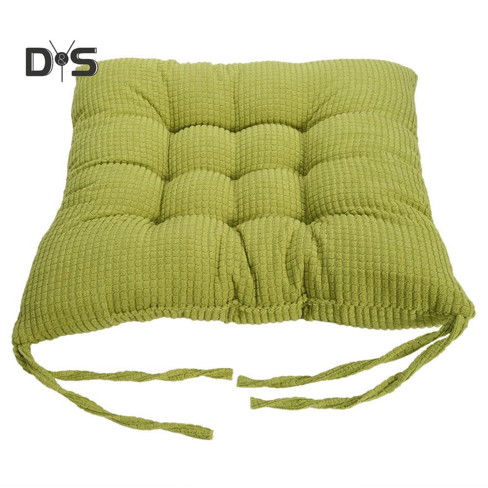 DYS Home Decor 40x40cm Pure Color Square Silná podložka na sezení Polštář Vázanka na židli