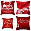Eleganter Weihnachtsroter Kissenbezug Superweicher Kissenbezug für stilvolle Sofadekoration