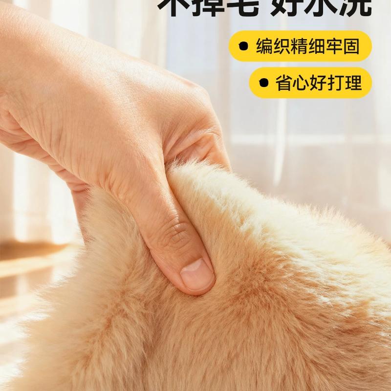 Cat nest cushion cat blanket winter sleeping pet cat blanket warm kennel winter thickened rabbit down sleeping mat
