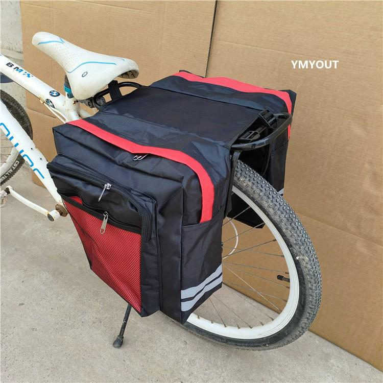 Bicycle Pannier & Scooter Tail Bag: Waterproof, Double-Sided Gear Storage for Rear Racks