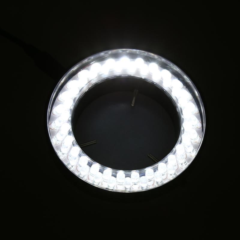 40 LED Ringlichtlampe für Illuminator-Beleuchtungsquelle passend für Industrie-Stereomikroskop-Kamera mit Netzteil