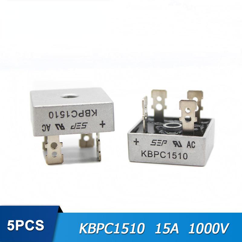 5PCS Diode Bridge Rectifier KBPC5010 KBPC1010 KBPC1510 KBPC2510 KBPC3510 Rectifiers 10A 15A 25A 35A 50A
