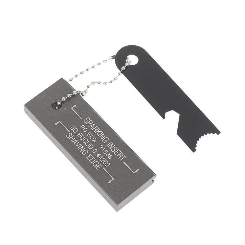 Outdoor Waterproof Magnesium Block Flint Portable Edc Tool Flint Emergency Fire Starter Survival Essential Camping Gear чёрный