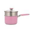 Stainless Steel Yukihira Pan: Non-Stick Milk, Soup & Noodle Pot with Wooden Handle for Baby Food & Breakfast