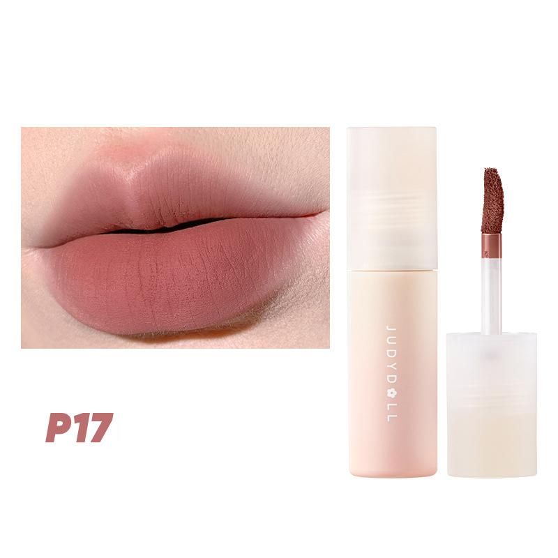Lápiz labial Barro labial crema pequeña puré show blanco boca rojo caja ciega brillo labial mate
