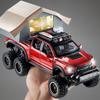 1/24 Scale  Ford F150 Camping RV Alloy Metal Diecast Off Road Pickup Truck Model Car Sound & Light Ornaments Gifts for Kid Boyfriend Present