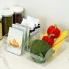 3pcs Large Capacity Refrigerator Storage Box PET Transparent Refrigerator Organizer Bin Stackable Open Top