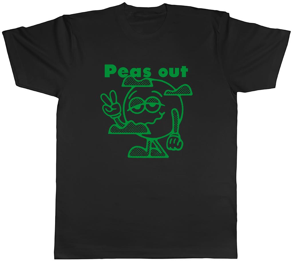 Funny Peas Out Unisexs TShirt Peace Out Joke Unisex Tee Gift