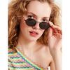 Vintage Oval Style Sunglasses Woman Metal Frame Retro Sun Glasses Male Female Clear Mirror Small Round Gafas De Sol Para Hombre