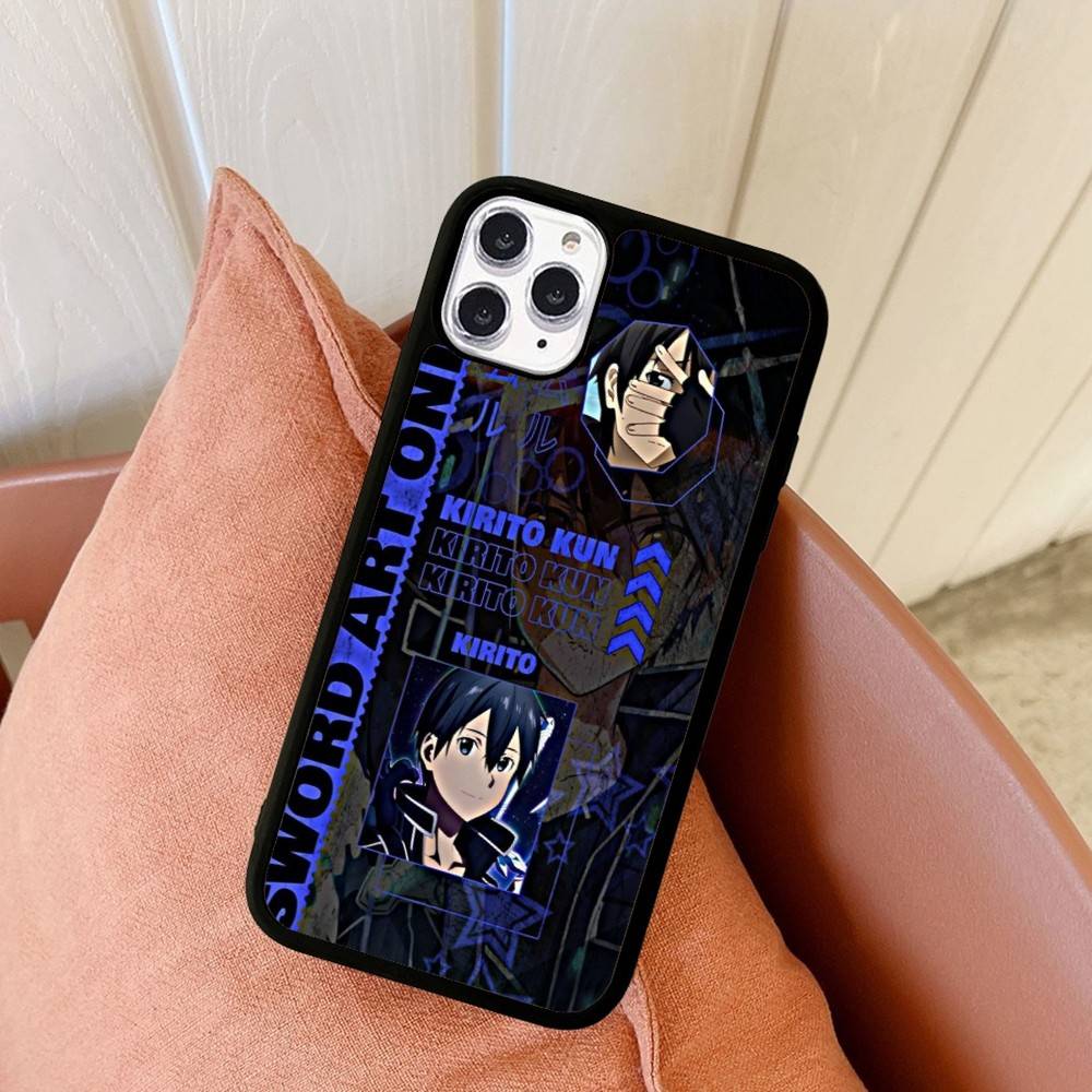 TV Anime Sword Art Online Phone Case For Iphone 16 15 14 13 12 11 Pro Max Plus Shockproof TPU+PC Hard Case