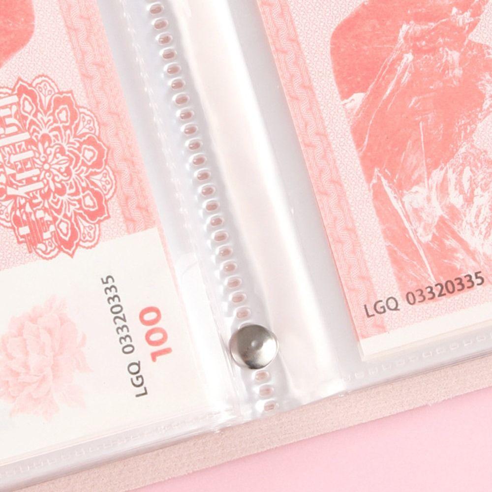 Large Capacity Mini Binder Savings Challenge PU Savings Challenges Book Children