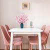 6pcs Artificial Cherry Blossom Branches Decor Fake Flowers 15.75 Inches Silk Faux Flowers Garden Table Centerpiece Decor