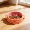Silicone Dog Slow Feeder Bowl Non-Slip Dog Treat Bowl Colorful Pet Food Dish  Pet Enrichment