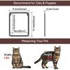 PETLESO Small Dog Door for Screen Door, Cat Door 8"×10" Magnetic Flap Self-Closing, Pet Screen Door for Sliding Door, Puppy Doggy and Cat Door Built