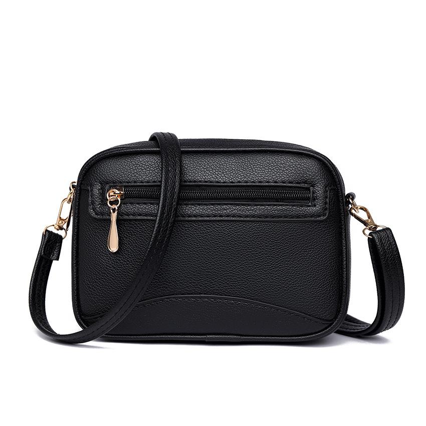New Spliced Small Bag Korean Multi-functional Single Shoulder Crossbody Bag  Simple and High End Underarm Bag
