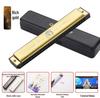 Chimei 24-Hole Double Reed C Key Harmonica for Adults & Beginners