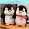 Penguin Soft Plush Doll With Scarf Design For Kids Bedroom Decor And Playtime