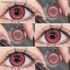 EYESHARE 1 Pair Pink Colored Contact Lenses Cosplay Halloween Lens Anime Role Playing Lens Cute Beauty Pupils