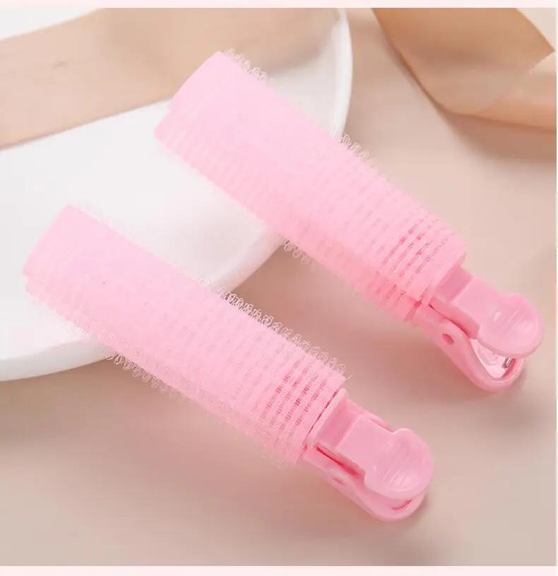 Natural Fluffy Hair Clips for Girl Hair Rollers Curlers Sleeping Overnight Reusable Hair Root Fluffy Clip Styling Accessries New