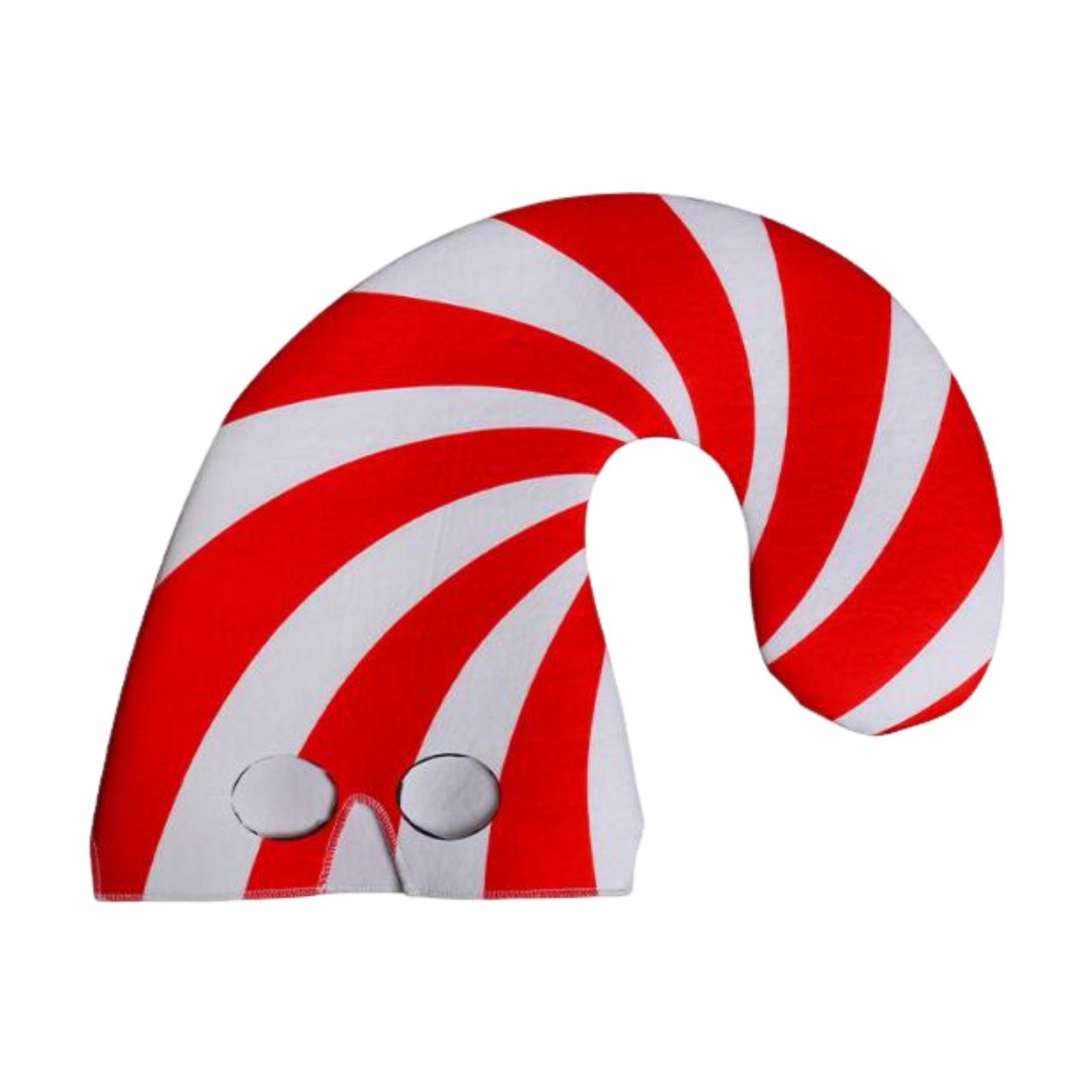 Christmas Candy Cane Hat Prop,Fancy Dress Decor Party Top Hat Xmas Cap Headgear for Team Events Celebrations Masquerade Carnival