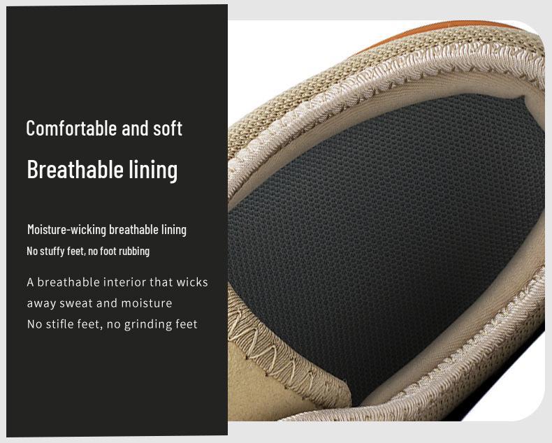 New Wide-Toe Barefoot Fly-Knit Hiking Shoes, Plus Size