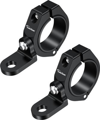 Kaedear KDR-C14B Bike Clamp, Stay Swivel Mount, Cyber LED Fog Lamp, Base Mount, (Swivel) 2 Pieces
