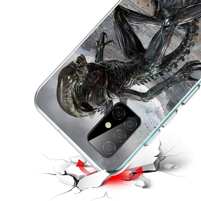 Alien Vs Predator Painted Phone Case For Samsung Galaxy A52 A32 A22 A12 A51 A31 A50S A30S A20S A10S Note 20 Ultra 10 Plus S10 A7