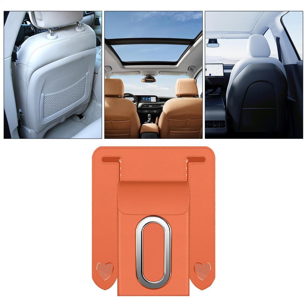 Car Tissue Holder Facial Paper Organizer with 2 Hooks Tissue Box Holder for Car for Backseat Headrest Travel Road Trip Interior