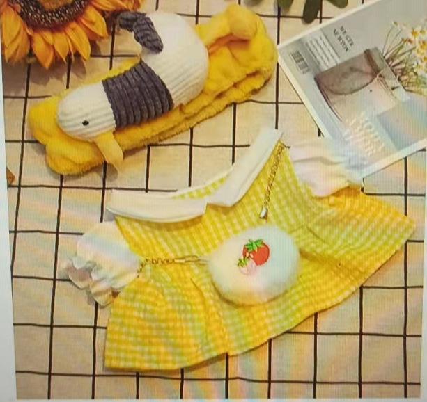 Internet-famous Hyaluronic Acid Duck Clothing Accessories. Hyaluronic Acid Duck 30cm Hat Set With Accessories. Little Yellow Duck Accessories.