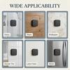 2 Pcs Silicone Door Stopper Door Handle Buffers Square Self Adhesive Door Knob Guard Wall Door Handle Stopper for Home Office