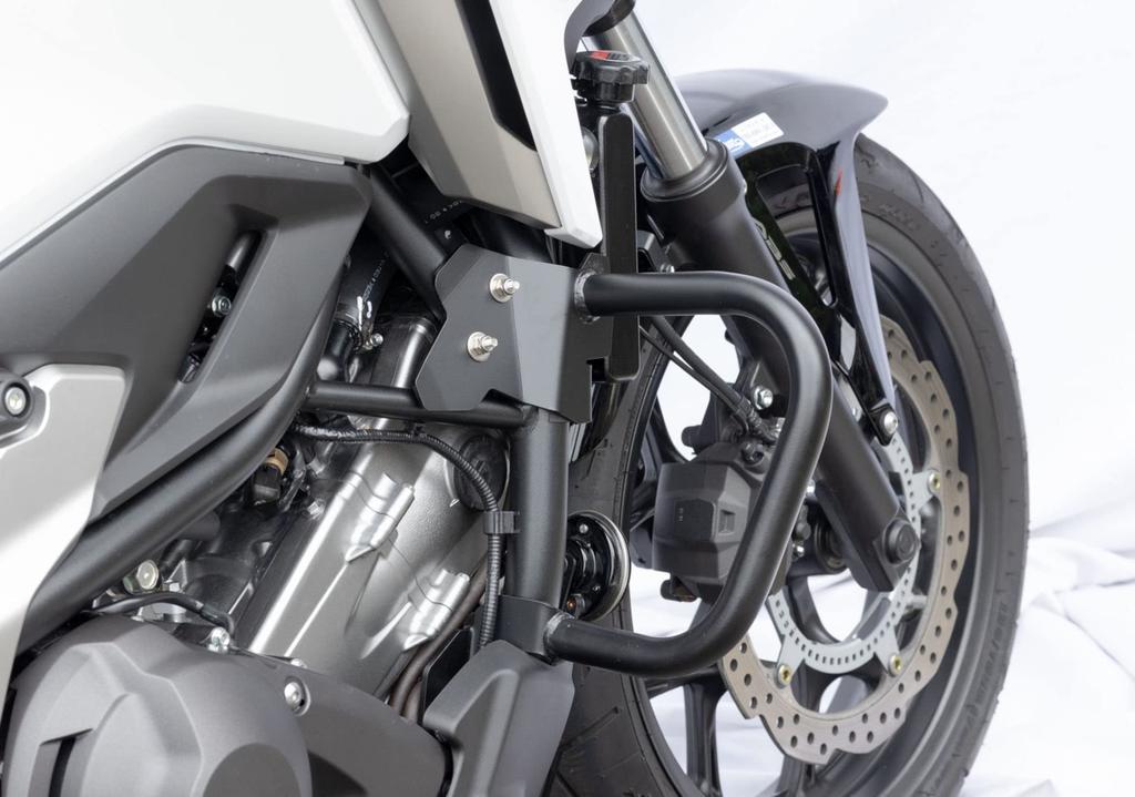 Kijima Motorcycle Parts Engine Matte for Part Number Guard, Steel, 25.4mm, Black, NC750X/DCT ('21-), 405-242