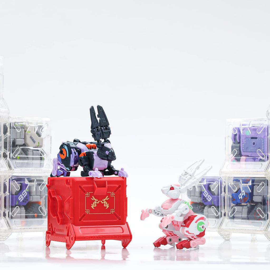 BEASTBOX 52TOYS IRONBLOOD LOYALHEART Transformující se kostka na vysoce kloubovou akční figurku Transformuje se z mecha zvířete na Bez baterií Perfektní dárek pro a