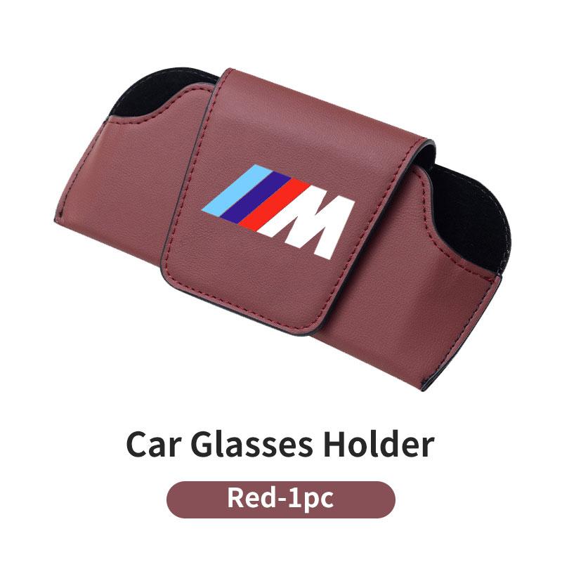 LBHBE1 2026 Car Sticker For BMW Car Sun Visor Glasses Holder Visor Bracket Sunglasses Support X1 X2 X3 X4 X5 X6 X7 G20 G30 6GT E46 E90