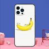 Cartoon Cute Fruit Yellow Banana Phone Case For iPhone 16 15 14 13 12 11 17 Pro Max Plus 12 13 mini 16e 17 Air Bumper Cover