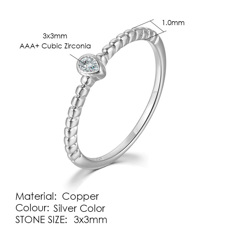 ZHOUYANG Ring For Women Simple Style Thin Rings Micro-inserts Cubic Zirconia Austrian crystal Fashion Jewelry R421 R062