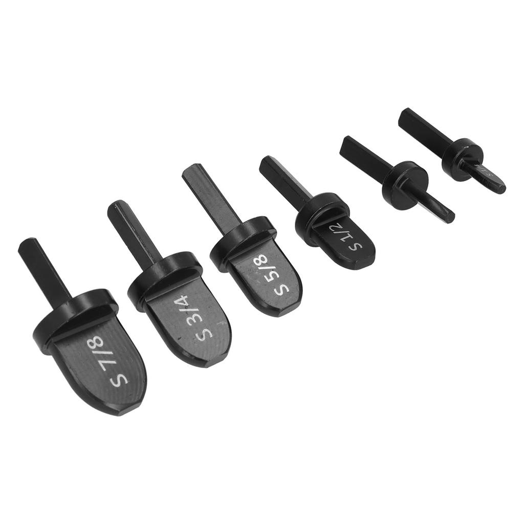 6Pcs Swaging Tool Drill Bit Set Convenient Practical Wide Application Tube Expander Drill