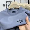 Callaway 2025 Summer Men's and Women's New Embroidered High-quality Round Neck Large T-shirt Couple Golf T-shirt