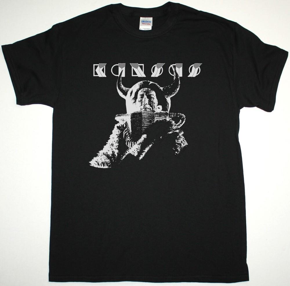 Vtg KANSAS Band MONOLITH Album Heavy Cotton Black Shirt All Size For Men SE368 Unisex T-Shirt L